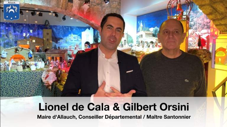 Voeux 2022 - Lionel de Cala et Gilbert Orsini - Allauch
