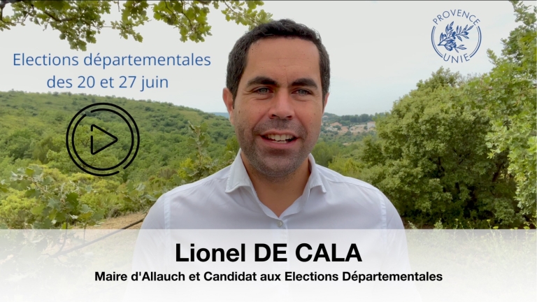 Départementales 2021 - Capture vidéo - Dimanche, soutenez vos maires pour le Canton d'Allauch